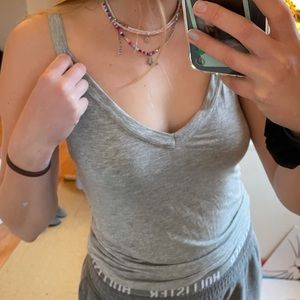 Soft and sexy AEO Gray tank